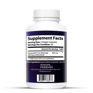 Moringa Leaf Capsules, Single Ingredient, 60 Count view 3