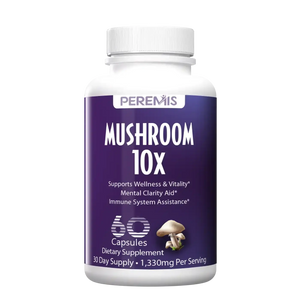 Mushroom 10X Blend Supplement – Ten Mushroom Complex with Lion's Mane view 1
