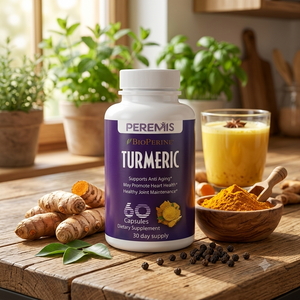 Organic Turmeric Curcumin with Black Pepper Extract, 60 Capsules view 4