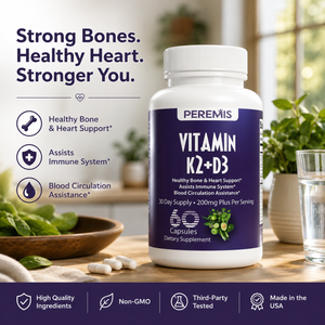 Vitamin D3 + K2 Capsules, 60 Count view 4