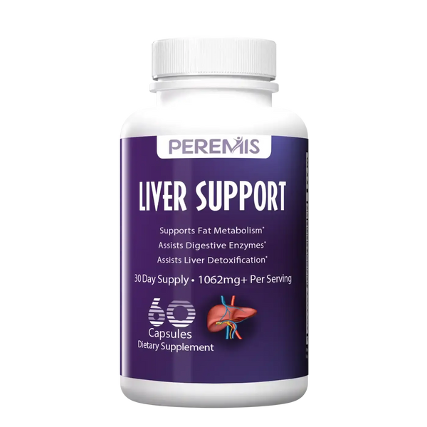 Liver Support Capsules by Peremis - Detox and Daily Energy Supplement
