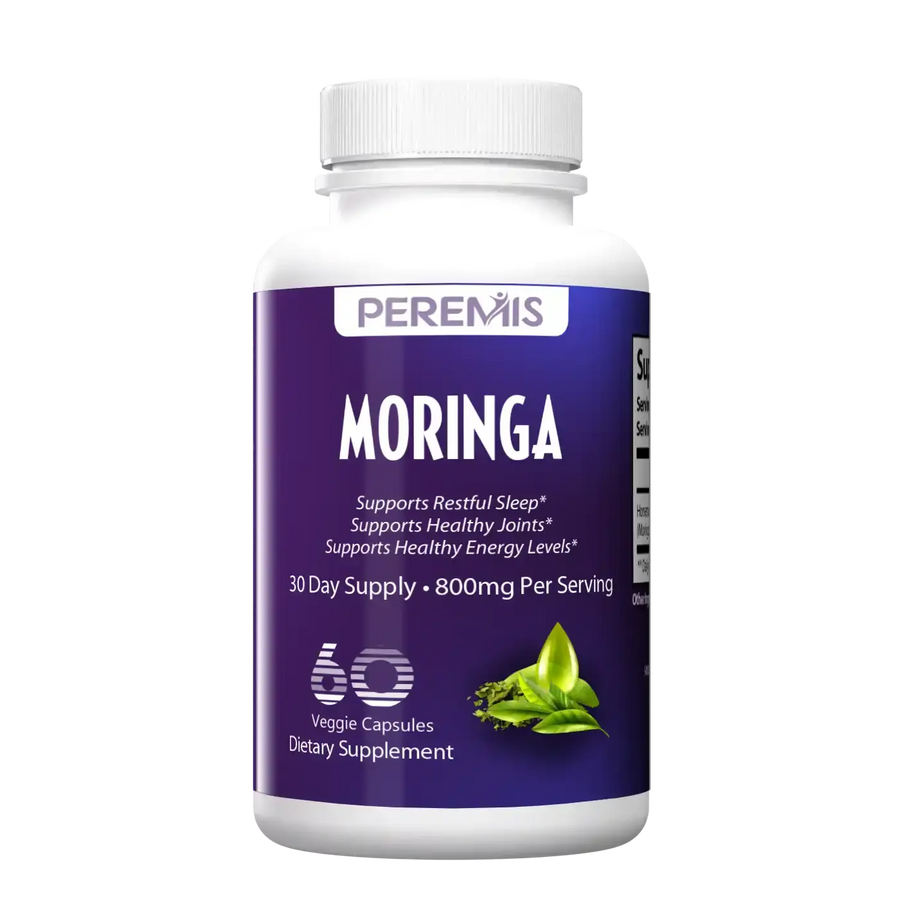 Moringa Leaf Capsules, Single Ingredient, 60 Count