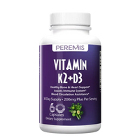 Vitamin D3 + K2 Capsules, 60 Count